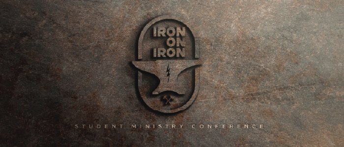 Iron on iron logo, snowbird youth ministry conference